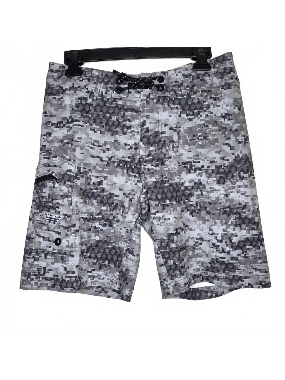 Columbia Men's PFG Grey Swim Board Short SZ 30 Fishing Performance